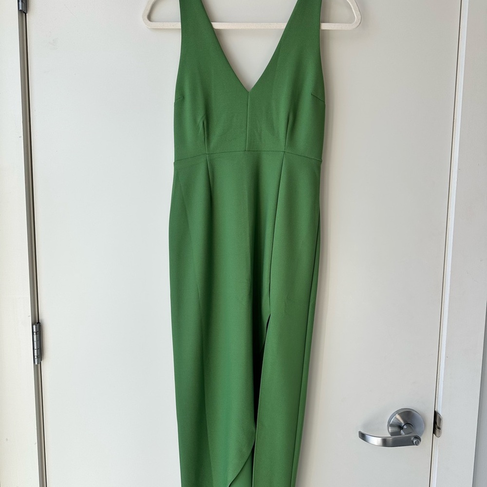 NWT Abercrombie & Fitch green maxi dress size small